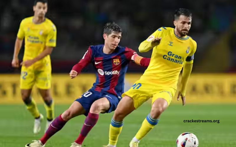 Posiciones de U. D. Las Palmas Contra FC Barcelona